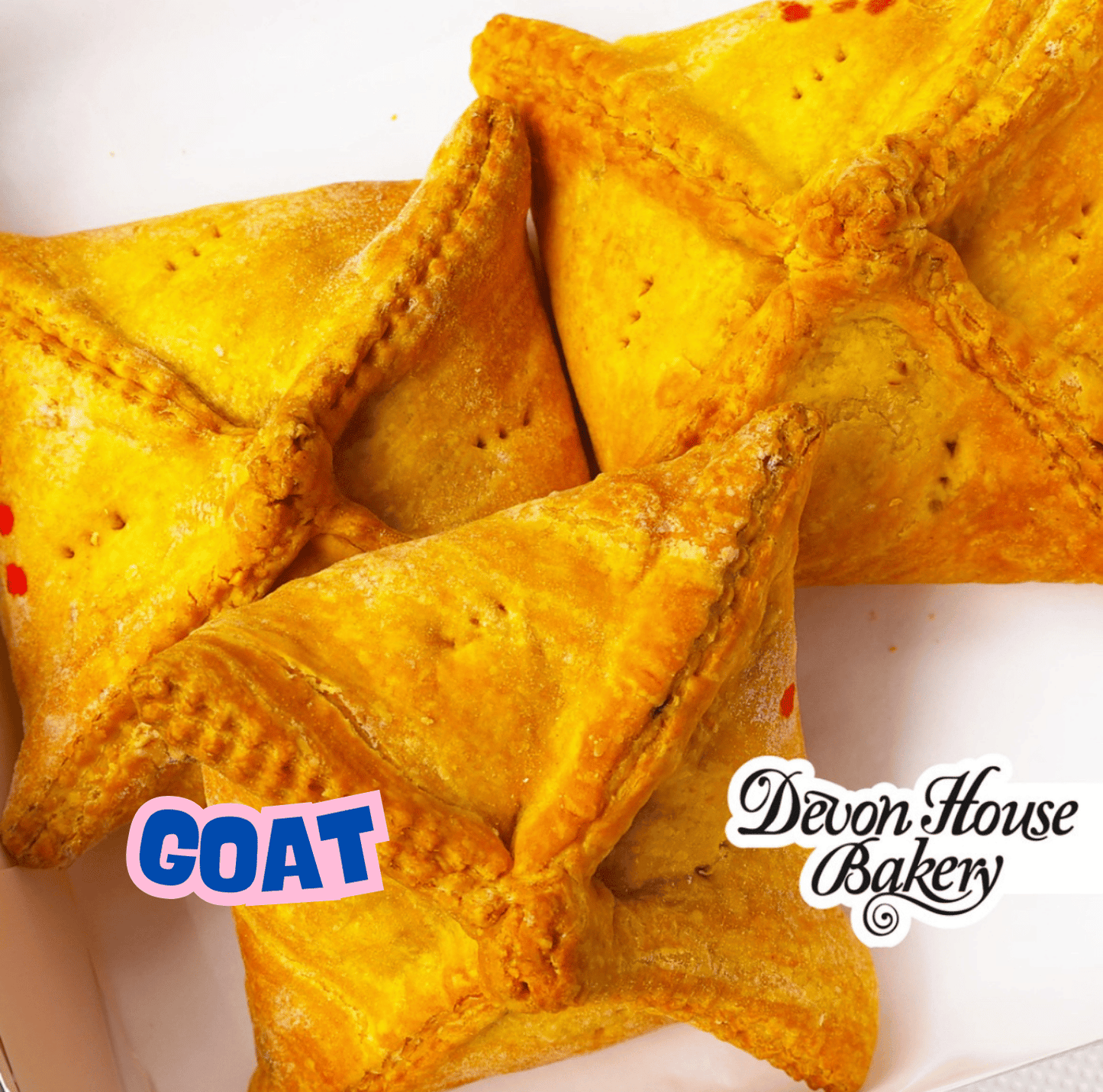 Devon House Curry Goat Patty - Frozen (6 Patties)
