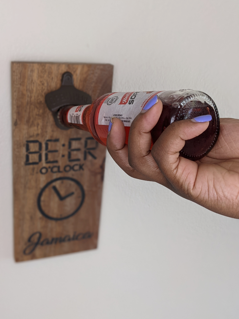 Jamaica Exotic Wood Beer Opener