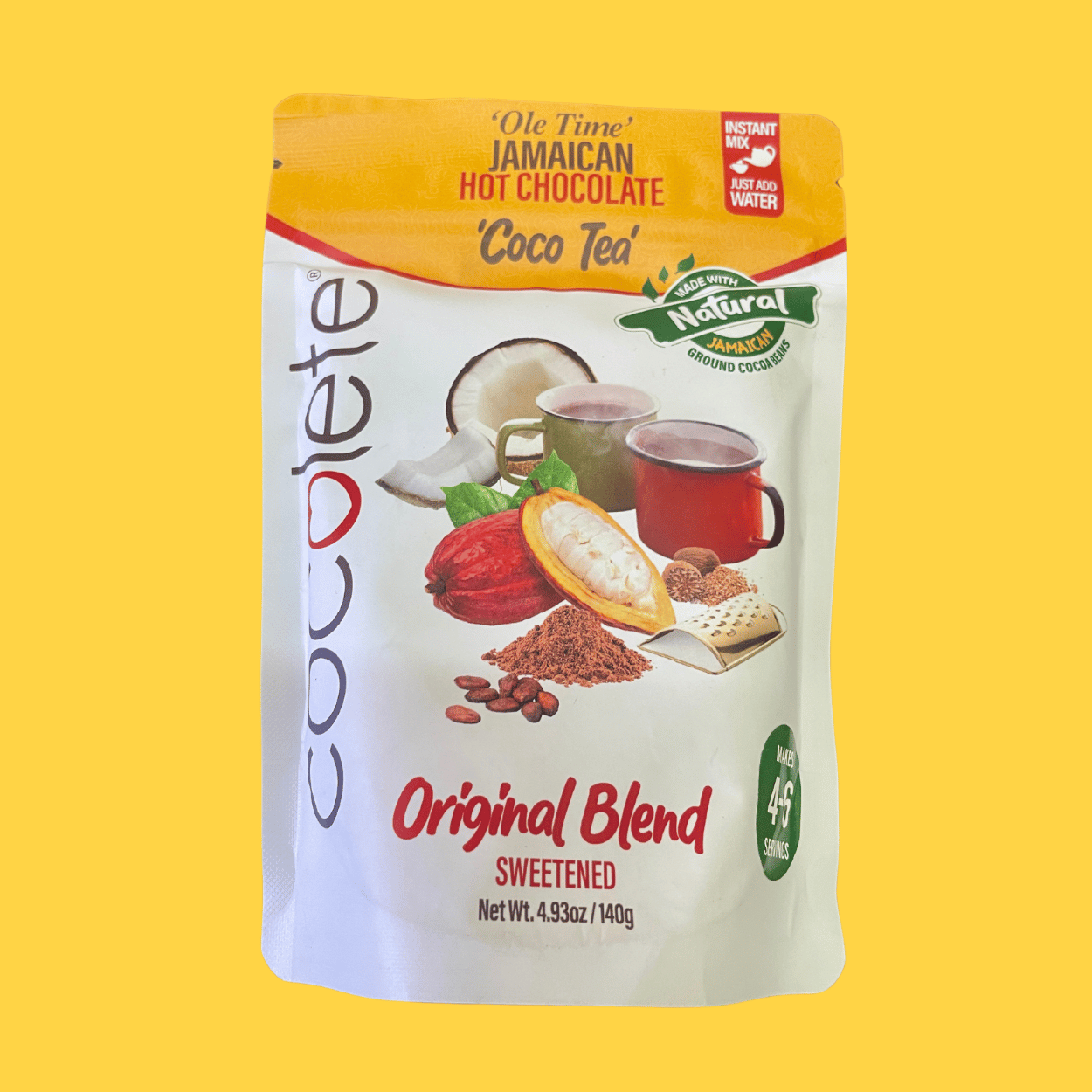 Ole Time Jamaican Hot Chocolate Coco Tea - Cocolete (2 Pack)
