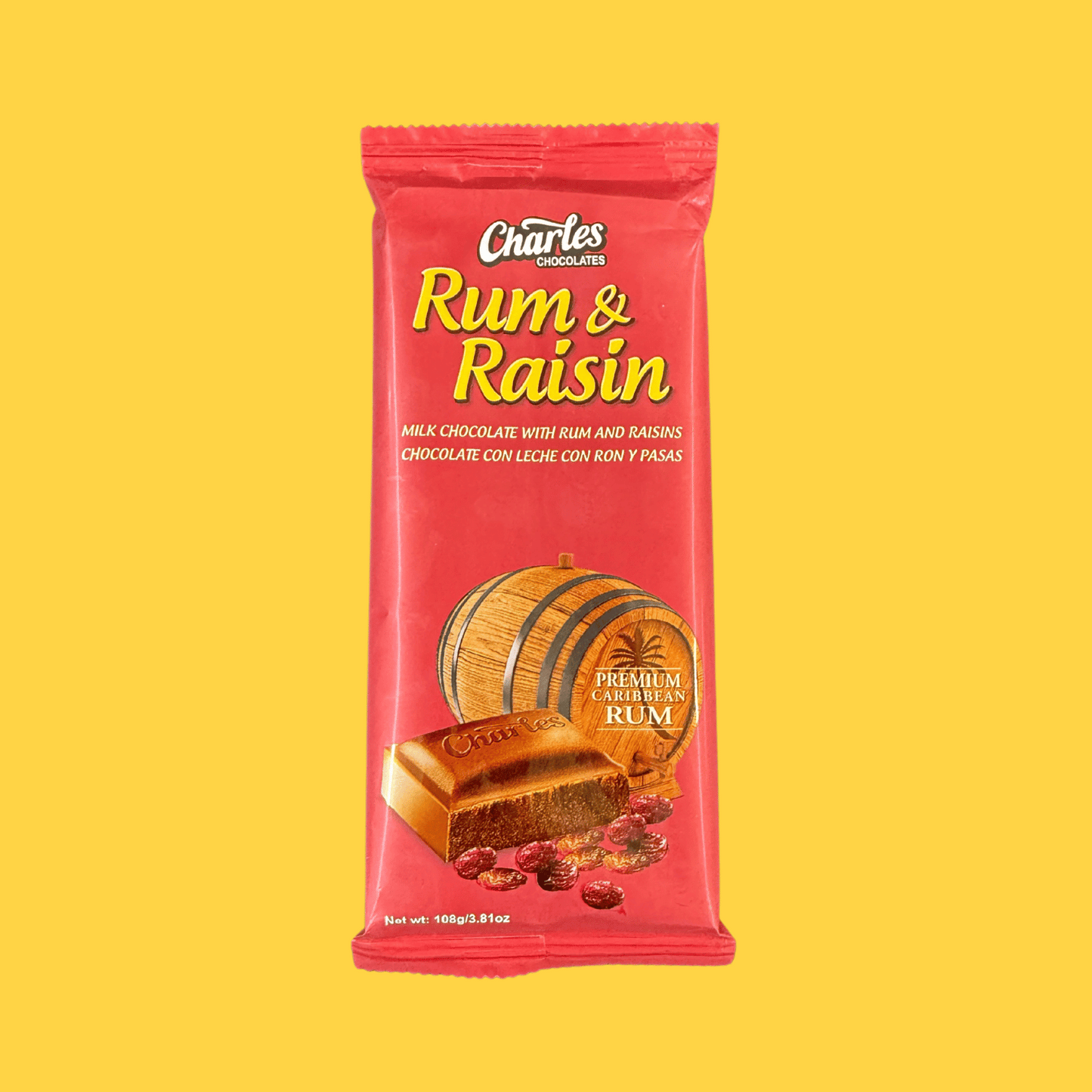Charles Chocolate - Rum & Raisin (108g)