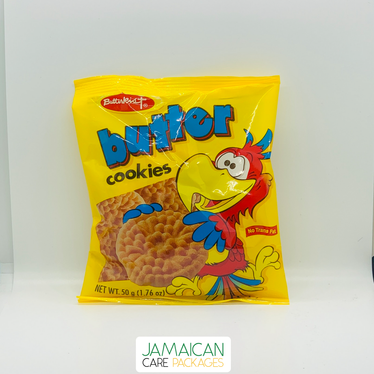 Butterkist Cookies- Parrot (Pack of 4) | QUICKSHIP