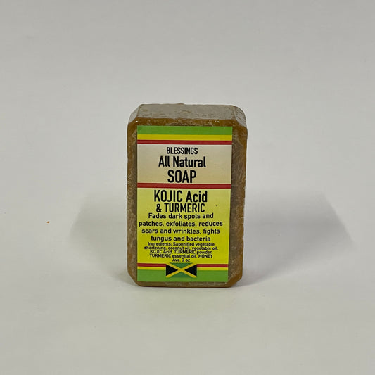 All Natural Honey Soap - Kojic & Turmeric