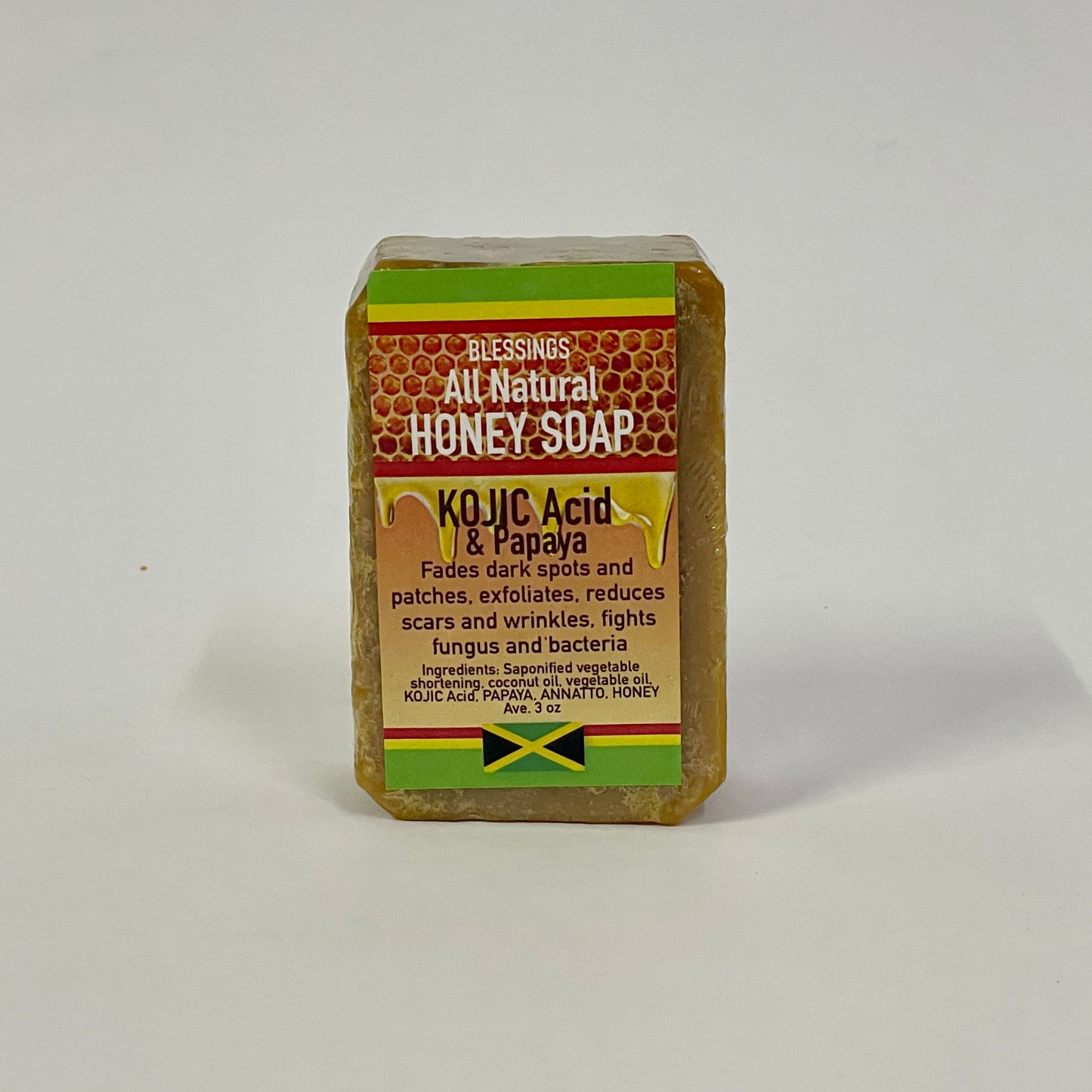 All Natural Honey Soap - Kojic & Papaya