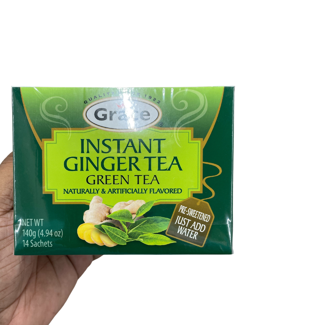 Instant Ginger Tea Green Tea (Box of 14)