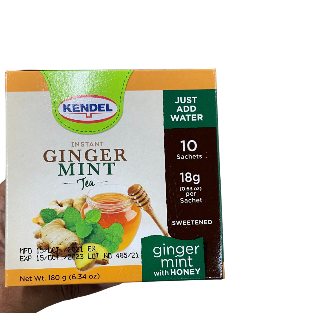 Instant Ginger Tea with Honey - Box of 10 (Kendel)