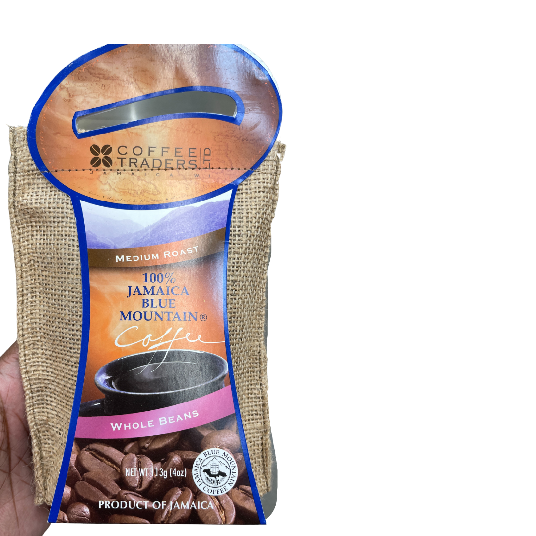 100% Jamaica Blue Mountain Coffee - Whole Beans - JCPMart