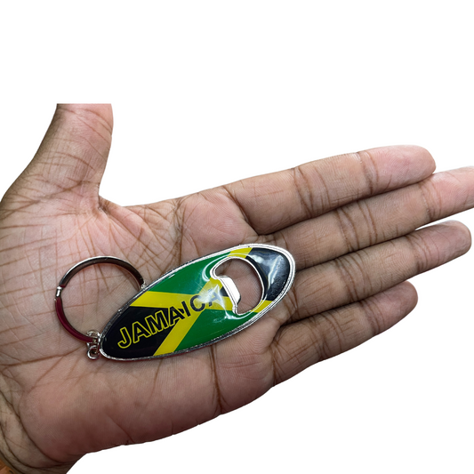 Jamaica Bottle Opener Keyring - JCPTings