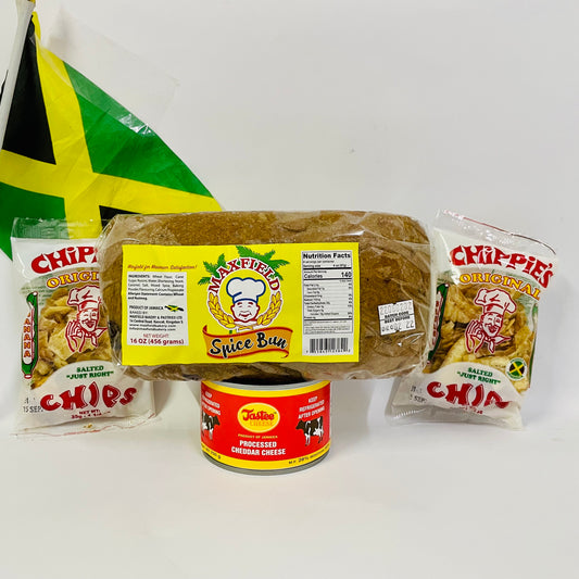 Maxfield Spice Bun (16oz), Tastee Cheese (250g) & Chippies Max Combo - JCPMart