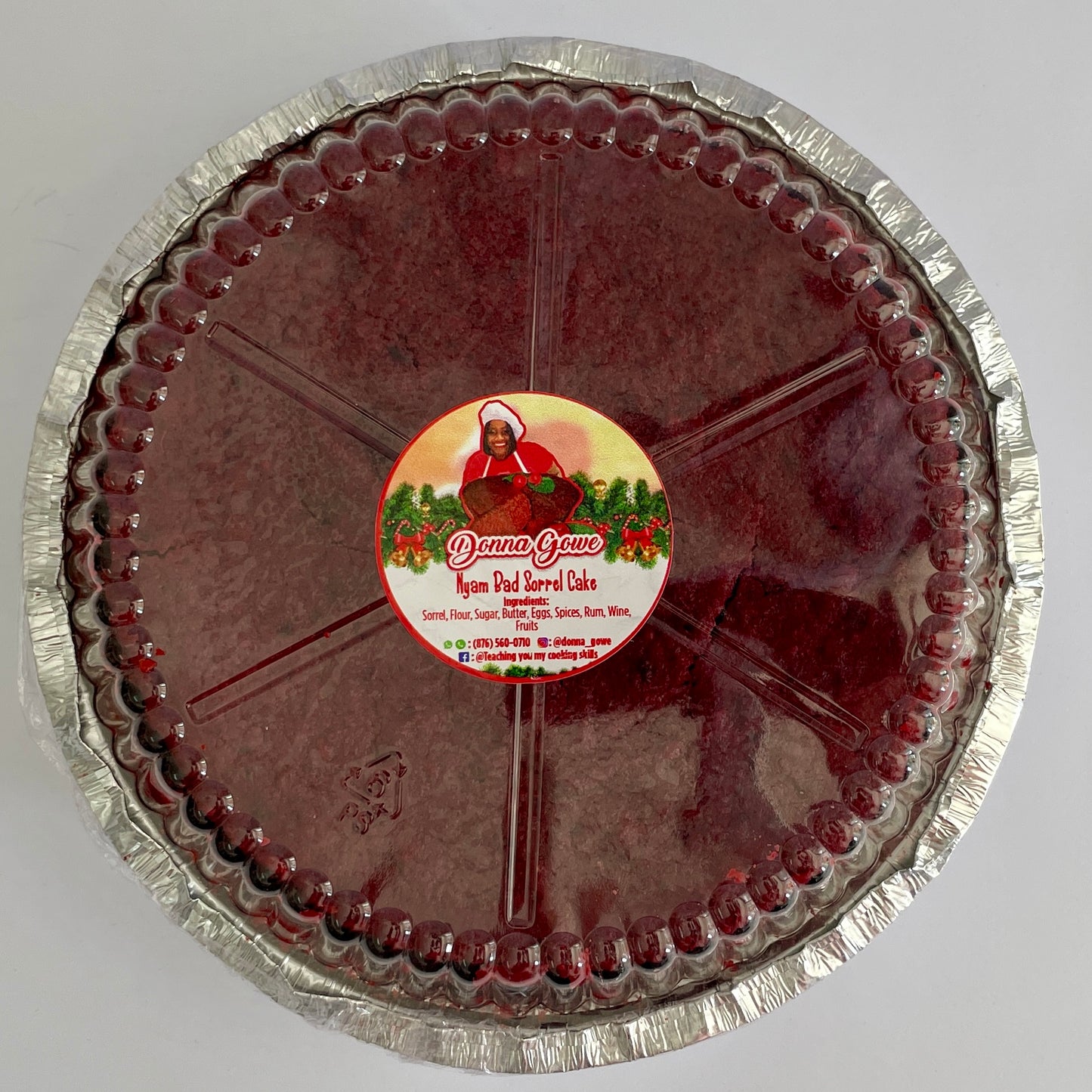 Nyam Bad Sorrel Fruit Cake with FREE Express Shipping + No Duty
