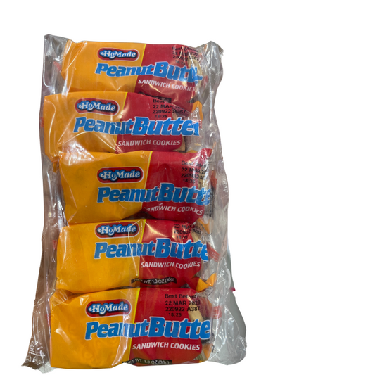 HoMade Peanut Butter Sandwich Cookies (Bundle of 5) - JCPMart