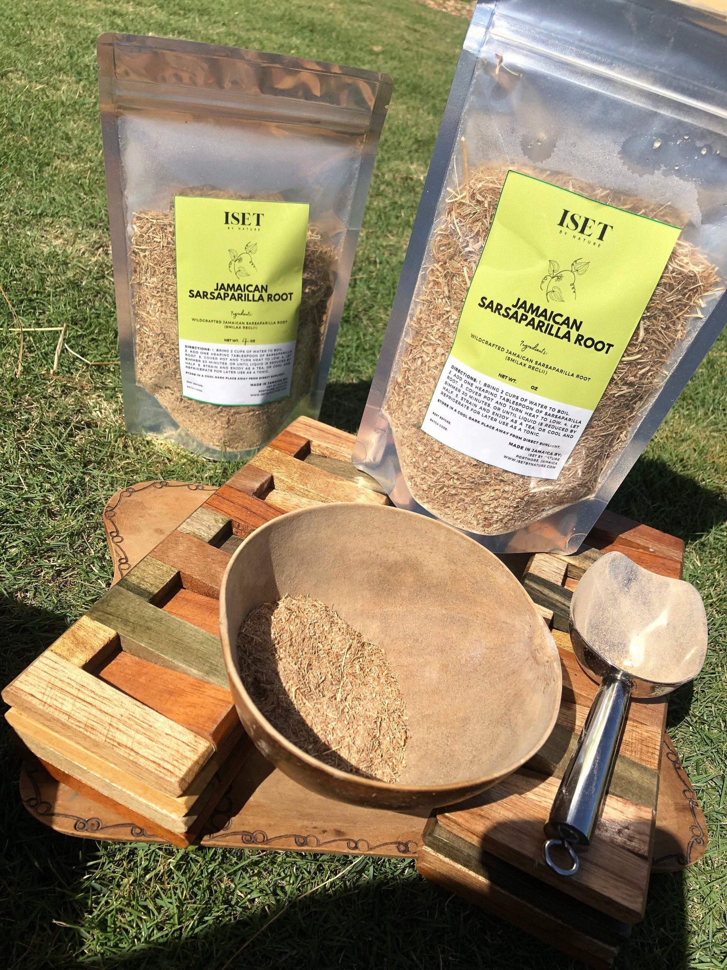 Jamaican Sarsaparilla Root (Wildcrafted) Coarse Powder