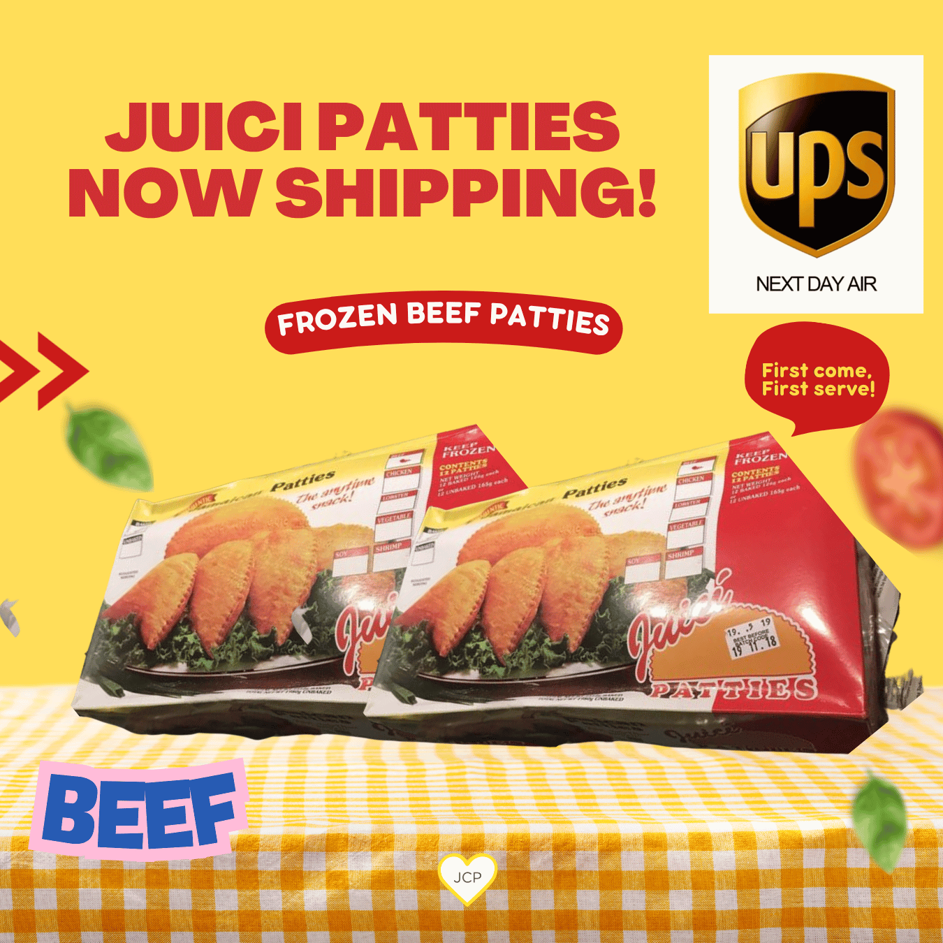 Juici Patty - Beef - Frozen (12 Patties)