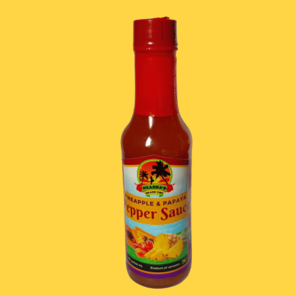 Pineapple and Papaya Pepper Sauce - Neasha's Island Vibz (Bundle of 2)