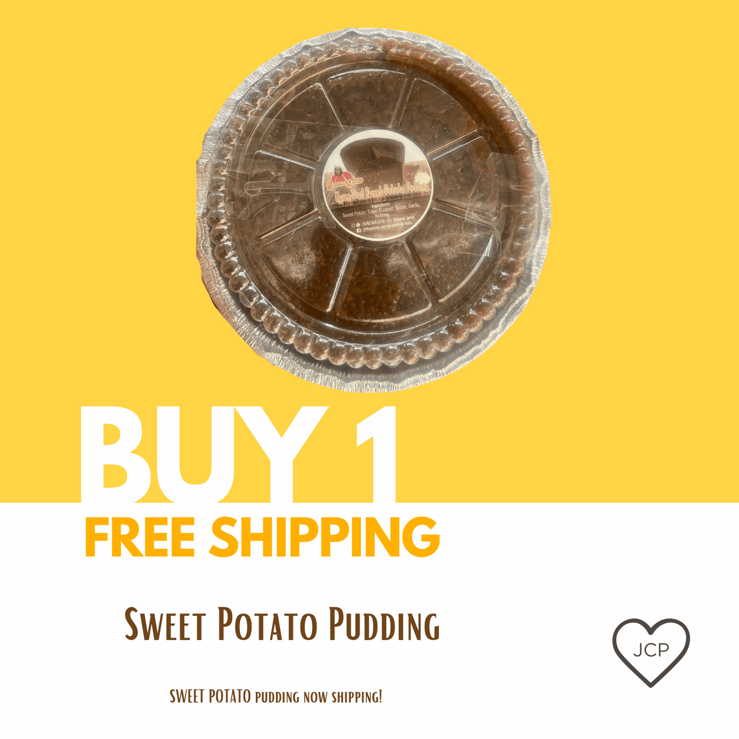 Donna Gowe Sweet Potato Pudding (2 LB) with FREE Shipping