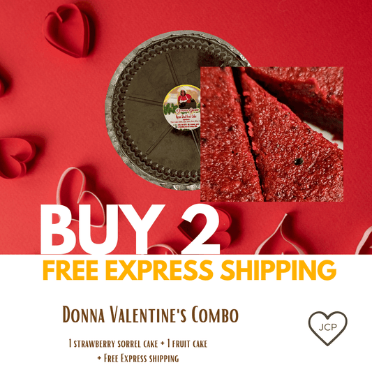 Donna Gowe Valentine's Combo (2 x 1 LB  Cakes) - FREE Express Shipping