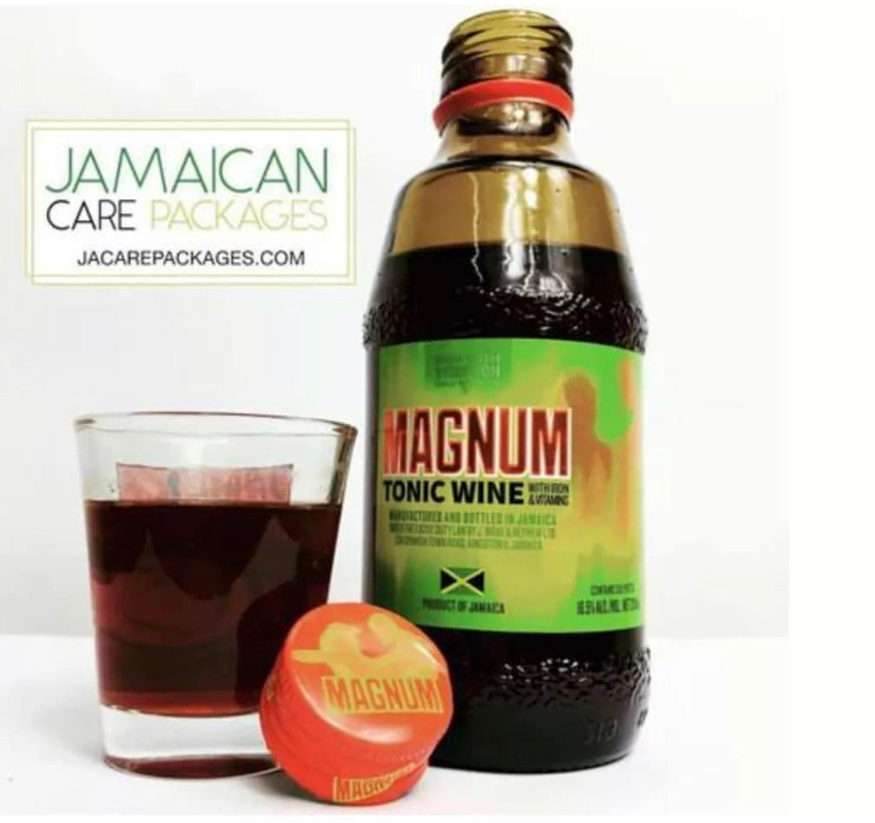 Personalised Magnum Tonic Wine Jamaica Bottle Label - Custom Text For Any Occasion