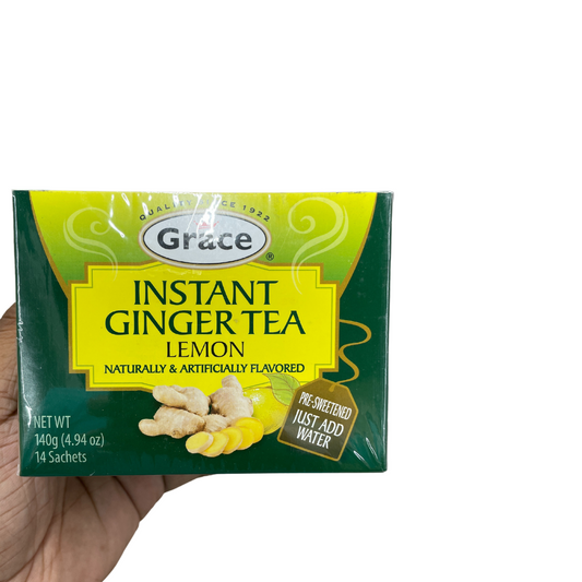Instant Ginger Tea Lemon (Box of 14) - JCPMart