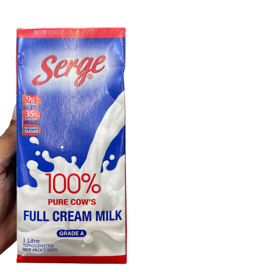 100% Serge Full Cream Milk (1 L) - JCPMart