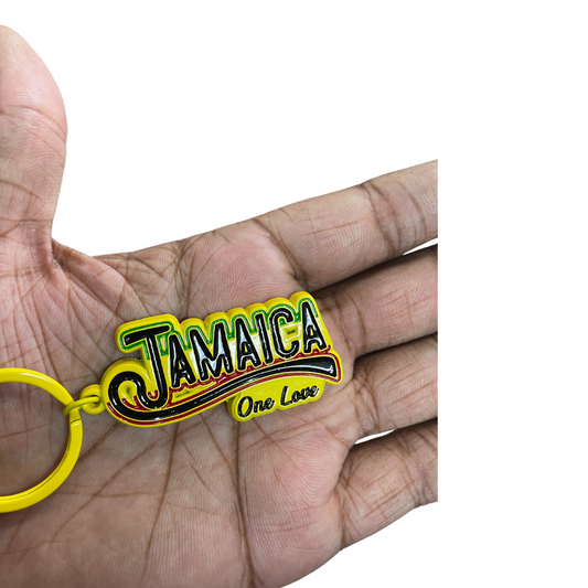 Jamaica One Love Keychain - JCPTings