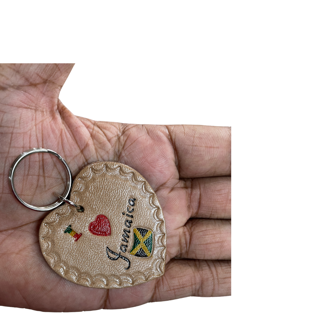 I Love Jamaica Keychain - JCPTings