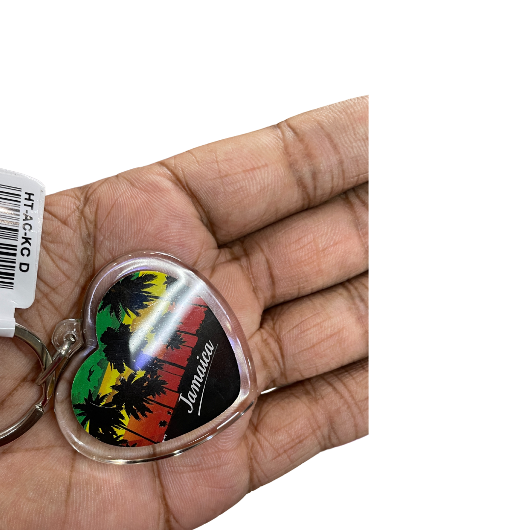 Jamaica Heart Keychain - JCPTings