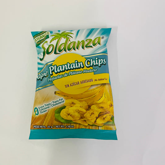 Ripe Plantain Chips - Soldanza (Pack a 4) - JCPMart