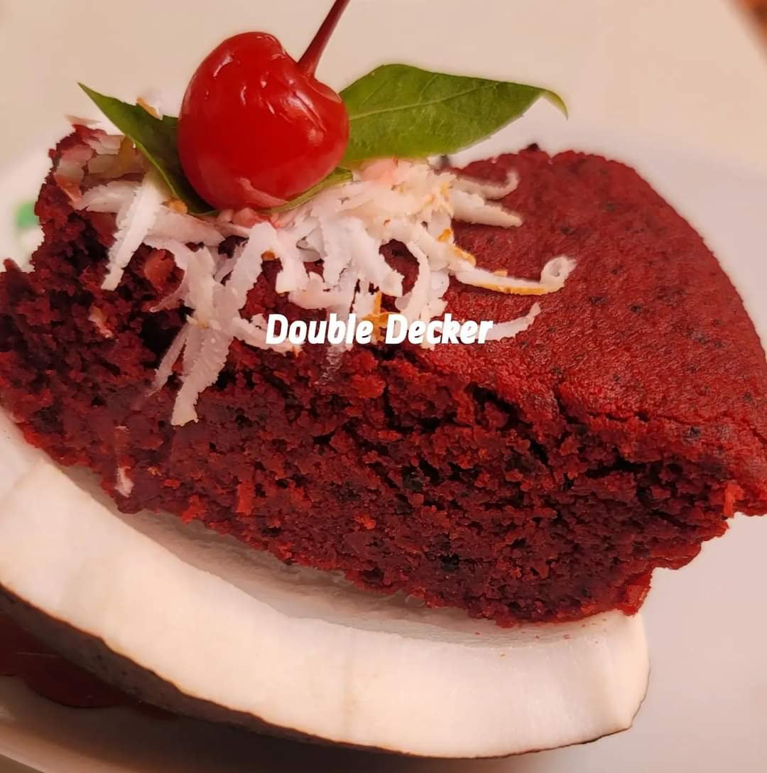 Nyam Bad Double Decker Cake (Sorrel infused with Coconut) [Express Shipping Recommended]